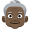 Old Woman - Black emoji on Facebook